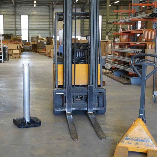 Distributeur de gel hydroalcoolique ilona pro edition - adzeo sas - aluminium brut - hauteur : 1000 mm_3