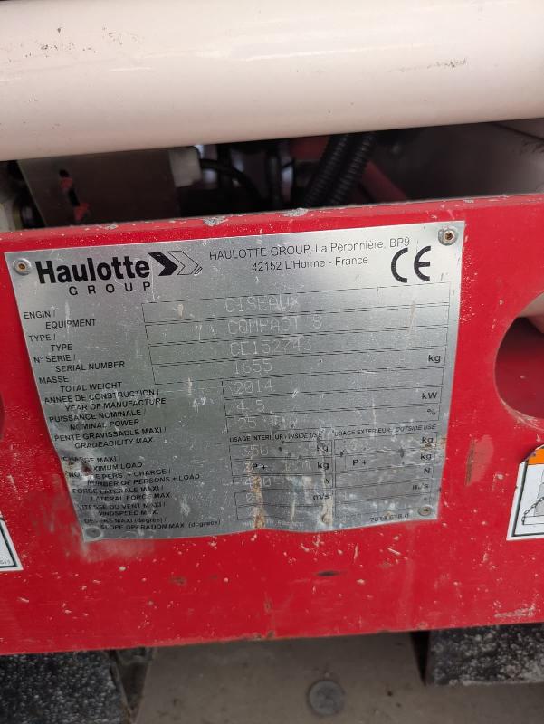 Nacelle ciseaux HAULOTTE compact 8 occasion_3