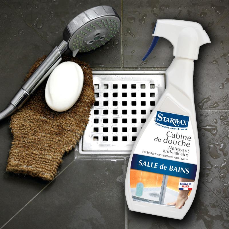 Nettoyant anti-calcaire cabine de douche STARWAX - 0.5 L - Élimine les voiles de calcaire_3