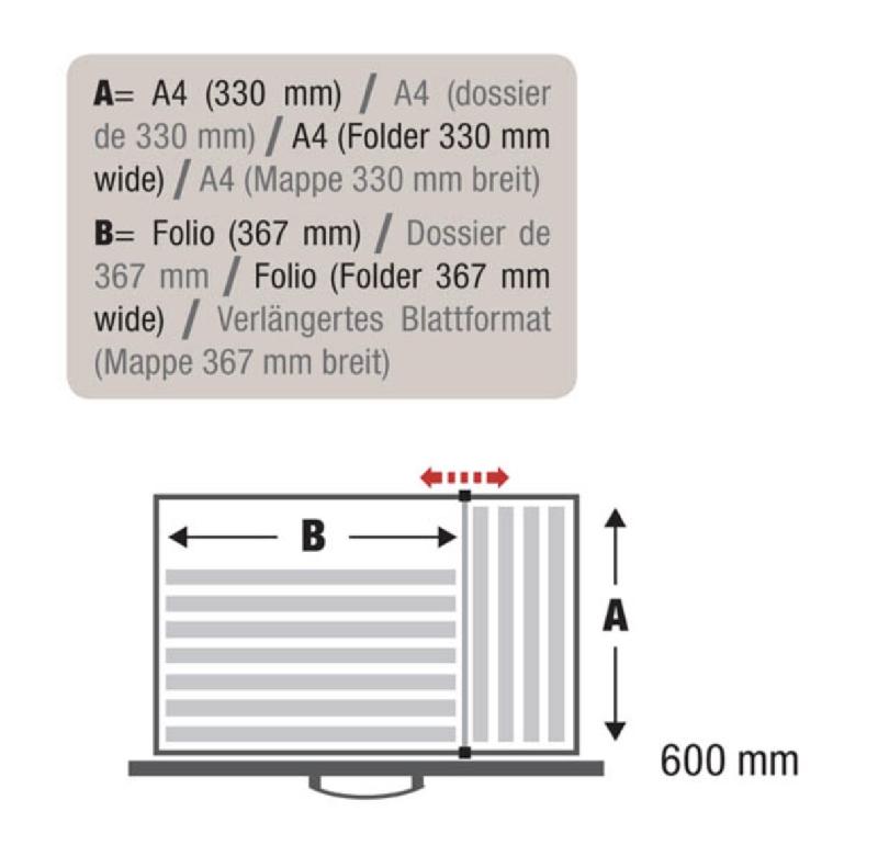 Classeur de Bureau Compact : Rangement Professionnel 2 Tiroirs pour Dossiers Suspendus - 60, Gris aluminium, Chêne grisé_3