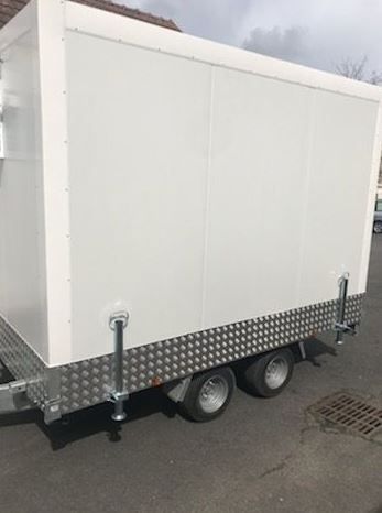 Remorque frigorifique double essieu 2x1800kg - Rapha 22 - PTAC 3500kg - Dimensions intérieures 3,94m x 2m x 1,90m_4