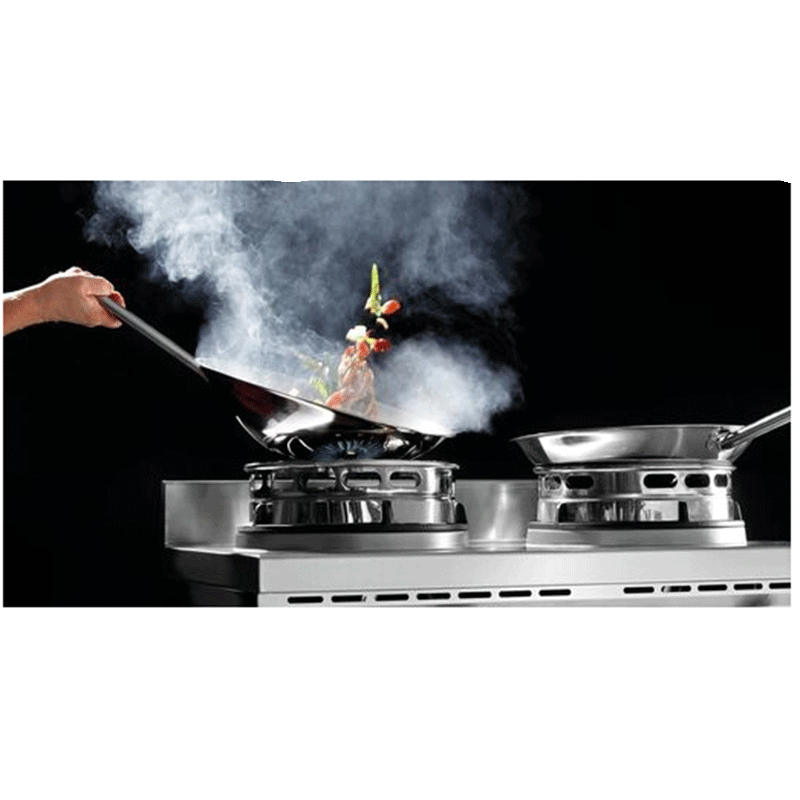 Wok à gaz de table 2 brûleurs 2 x 11.5 kW | Bartscher - 1052103_3