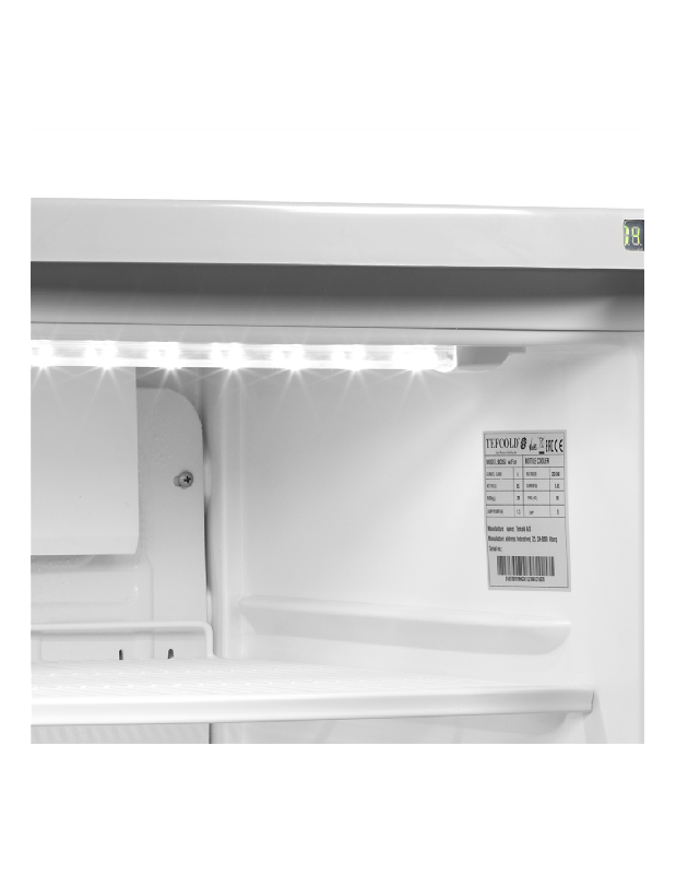 Armoire à boissons réfrigérante - 1 porte vitrée incurvée - 85L - Classe C - BC85W/FAN_3