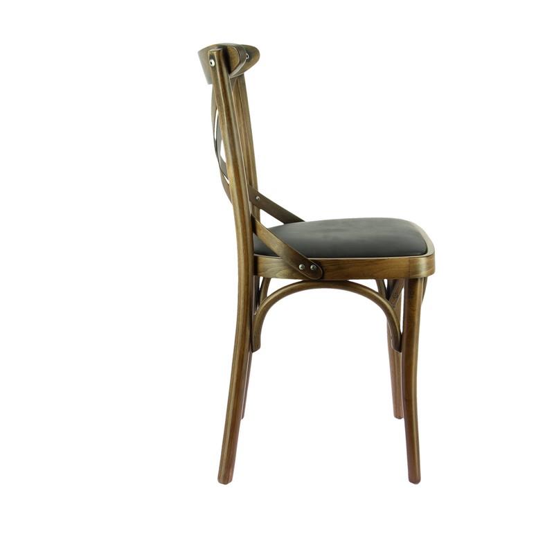 Chaise salle de restaurant Chinon - Marron_3