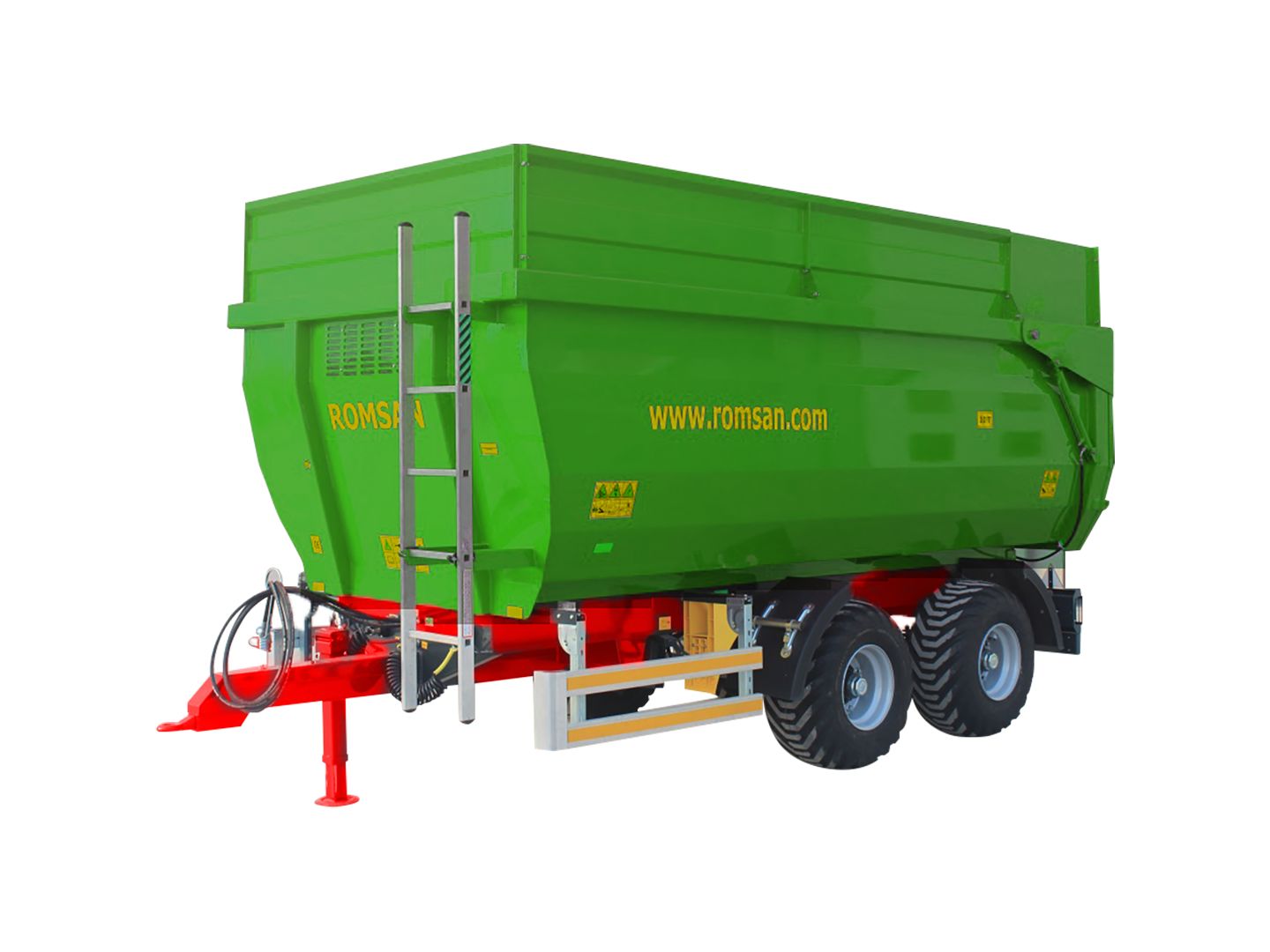 R 100 TAHK Benne agricole à tandem monocoque - ROMSAN - Capacité 10 000 kg_3
