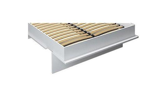 Armoire lit escamotable Kompact - ouverture assistée - blanc mat - couchage 90x200 cm - ultra plate_3