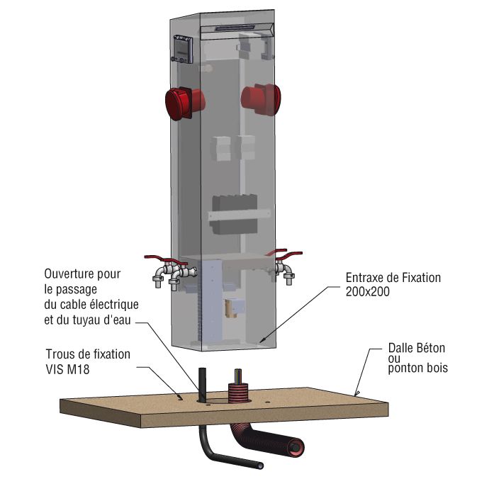 Borne marina - urbaflux - corps en tôle inox_3