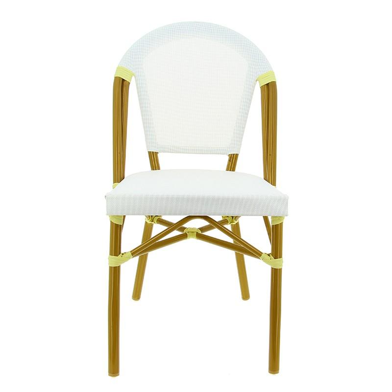 Chaise exterieure restaurant Biarritz - BLANC_3