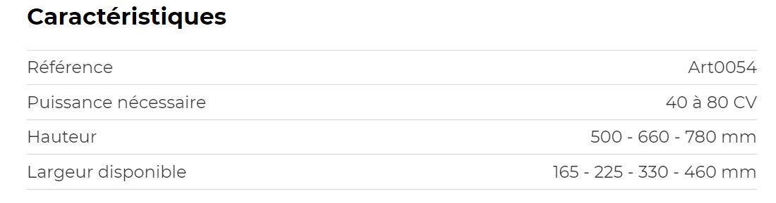 Modèle fp - fpa - fpxa bineuse multi-fraises - terrateck - puissance 40 cv à 80 cv._3