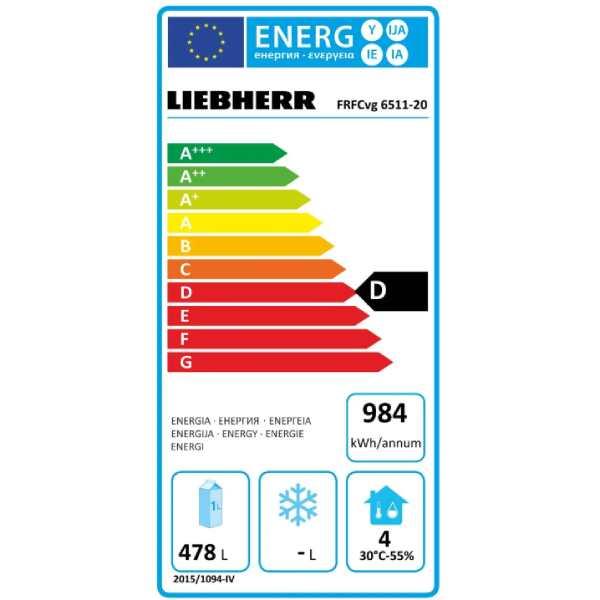 Armoire réfrigérée positive vitrée - GN 2/1 - 478 L | Liebherr - FRFCvg 6511 Perfection_3