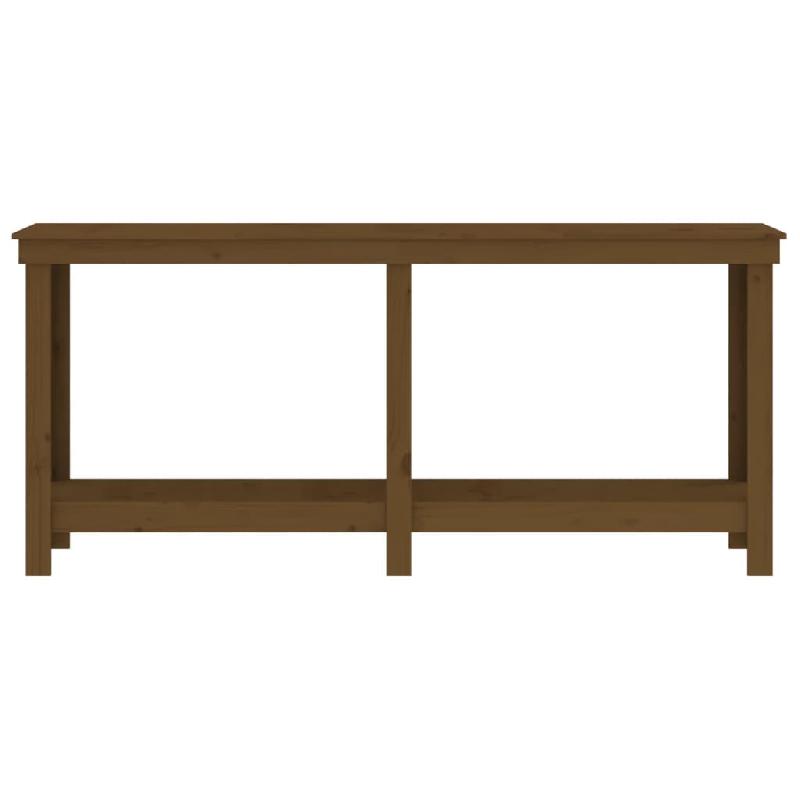 Vidaxl banc de travail marron miel 180x50x80 cm bois de pin massif 822514_3