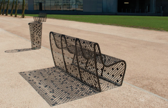 Banc public en métal - Cyria moderne ELINIUM 174cm - design contemporain et durable_3