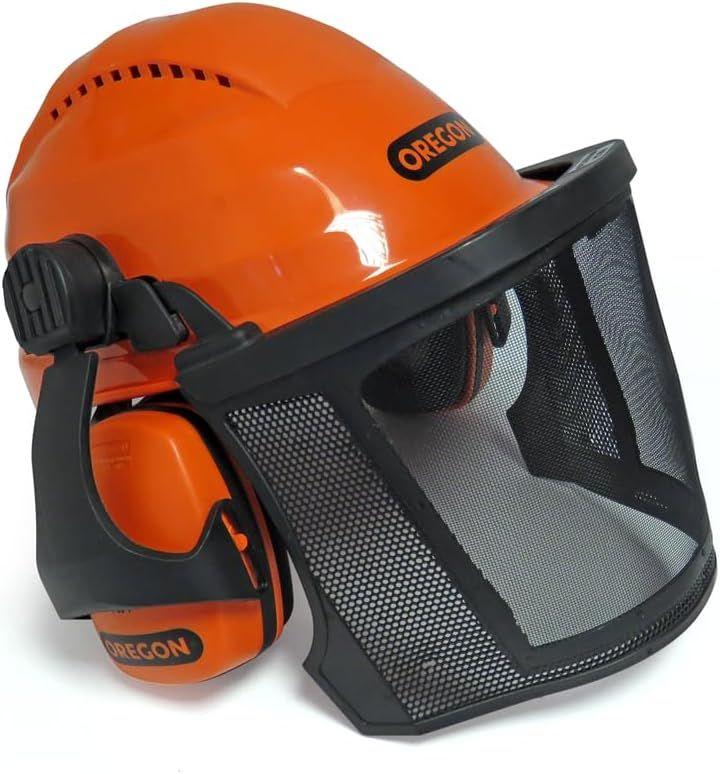 Casque forestier confort - visière grillagée relevable - anti-bruit 26dB - normes NF EN397, EN166, EN352-3 et EN1731 - Marque Oregon_3