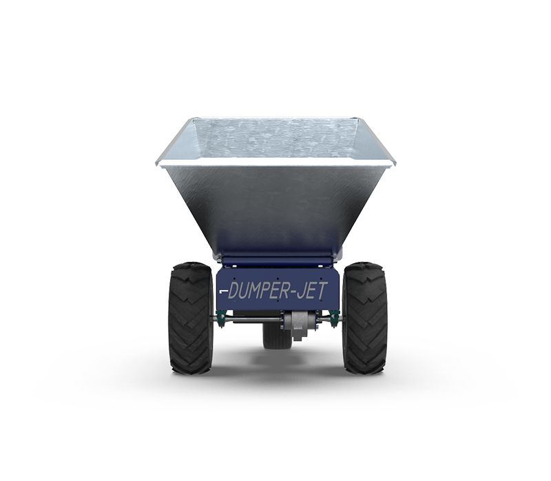 Dumper-jet l brouette à moteur électrique - zallys - 500 kg_3