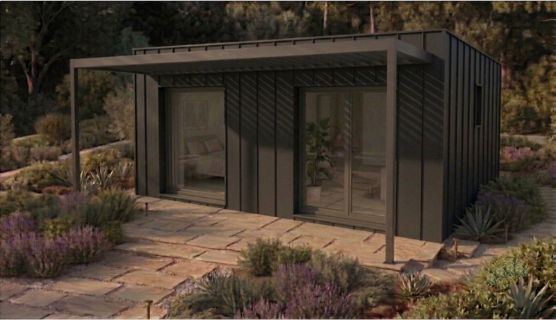 Studio  de  jardin isolé en container/T3 - 42 m2_3