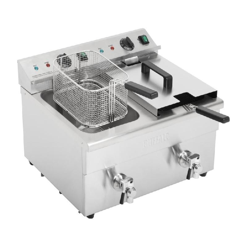 Friteuse à induction à poser - 2 cuves de 7,5 L - 3 kW - Buffalo - CT012_3