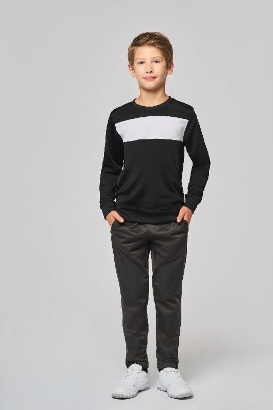 Sweat-shirt polyester enfant PROACT - Réf: PA374 - ultra résistant - tailles 6/8 à 12/14 ans_3