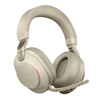 Jabra Evolve2 85 Casque Avec fil &sans fil Arceau Bureau/Centre d'appels USB Type-C Bluetooth Beige_3