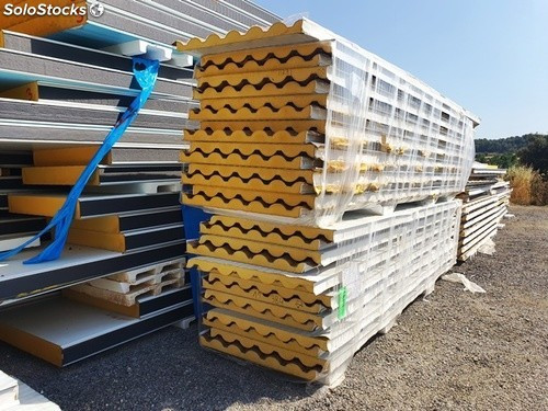 Panneau sandwich imitation tuile - Toiture légère et économique - Différentes épaisseurs, couleurs et finitions_3