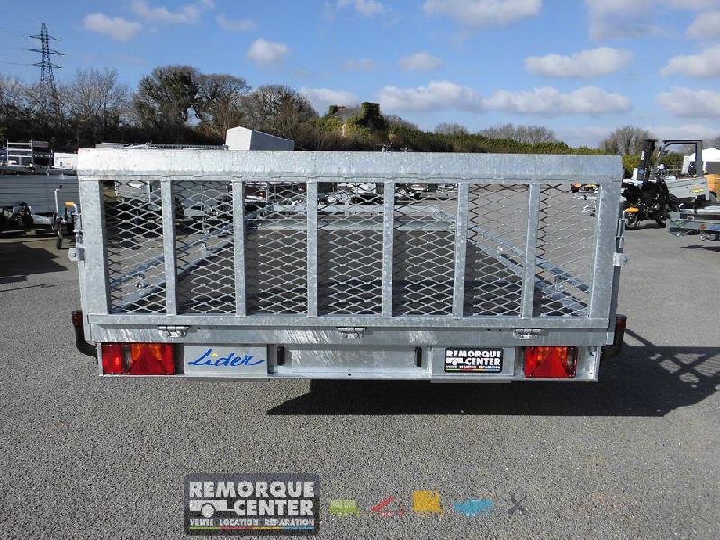 Remorque plateau roues dessous LIDER - PTAC : 3500 kg - 2 essieux freinés - 506 x 215 cm - Reference - MC 255 133 1350 1 C_3