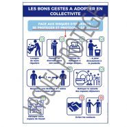 Panneau rigide A4 - Consignes Collèges & Lycées - h.297 x l.210 mm - Réf : 493712_3