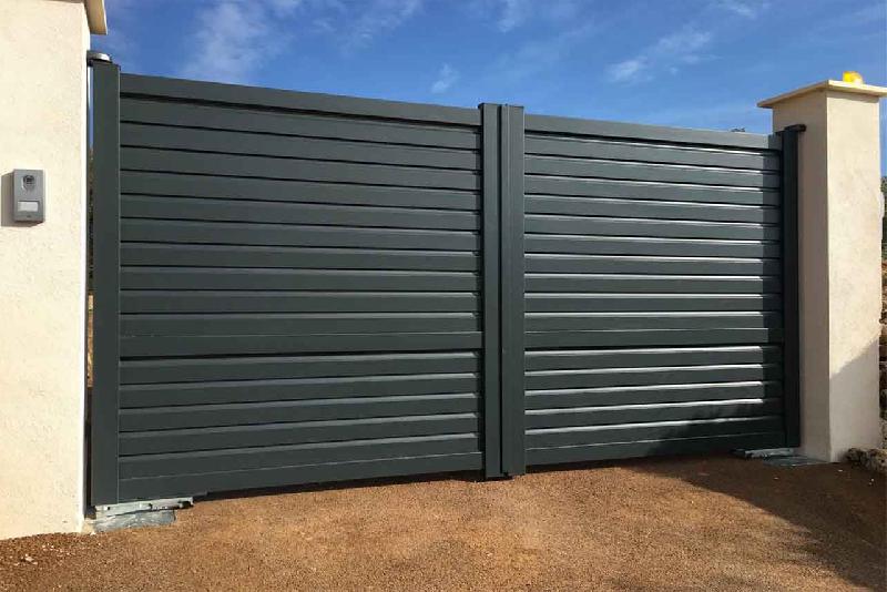 Portail battant persienne traversant - 4750 / 1200_3