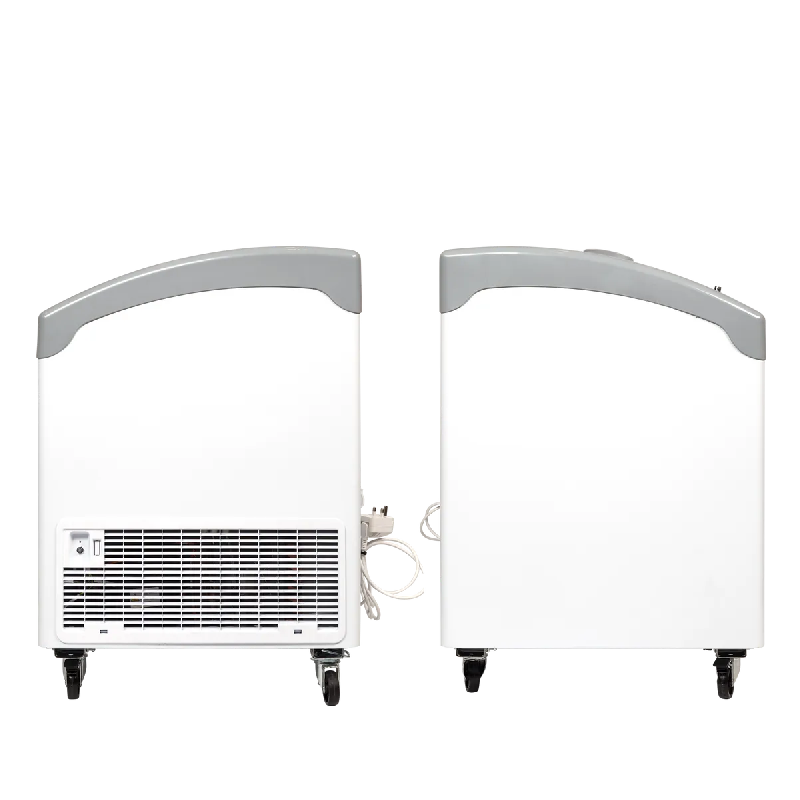 Congélateur vitré de crème glacée NIC401SCEB (388 / 298) blanc TEFCOLD_3