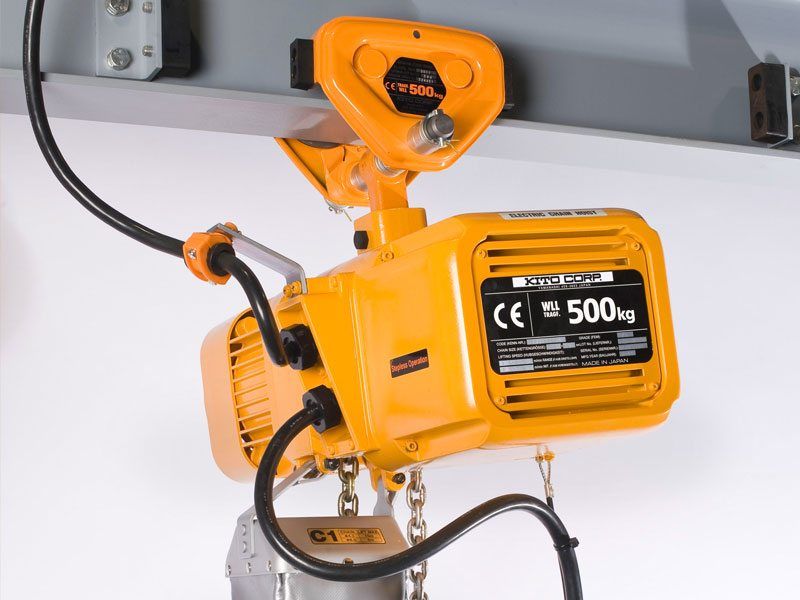 Palan électrique à chaîne ER2 KITO - variation de vitesse - capacité 125 kg à 5 t_3