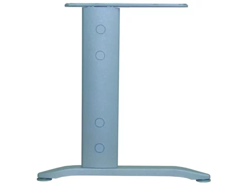 Bureau droit IDRA - 160*80 cm - Pieds alu avec passe-câble - plateau imitation Chêne clair - neuf_3