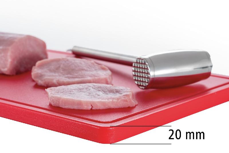 Planche à découper PRO 53x32 W-R A120511 Bartscher - Rouge_3
