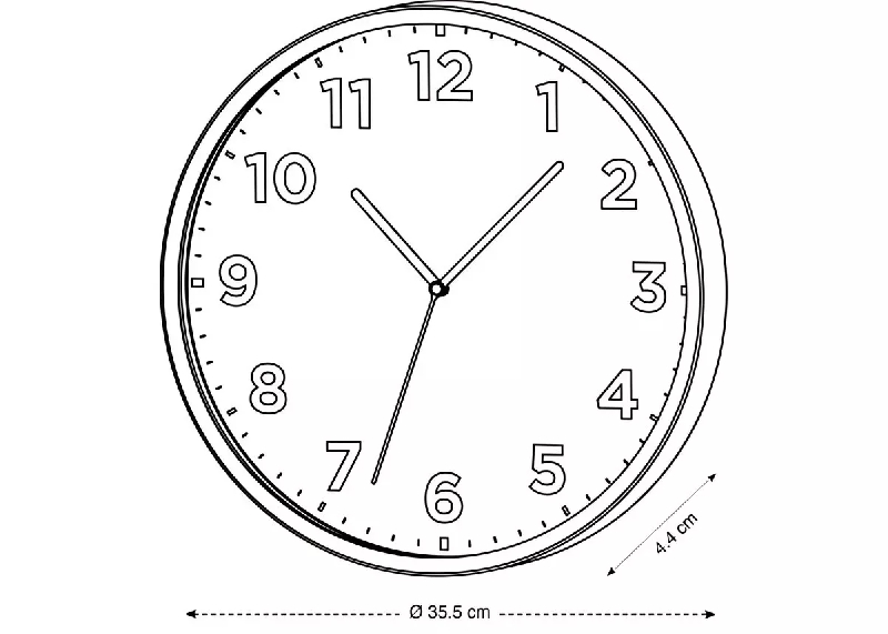 Horloge quartz d'extérieur radio pilotée_3