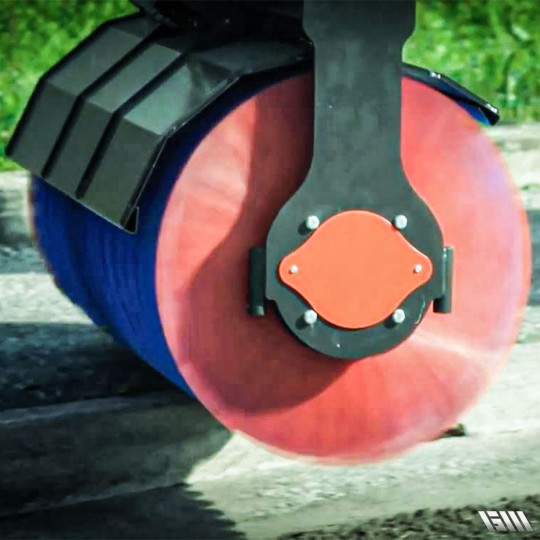 Balayeuse Cangini Benne pour surfaces abrasives