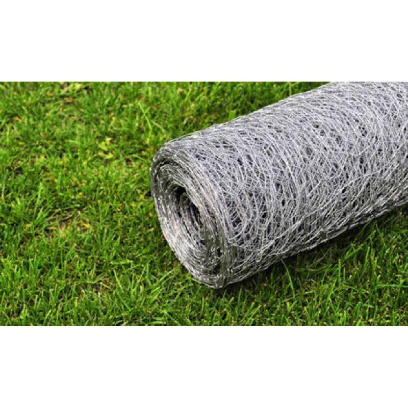 Vidaxl grillage pour volière acier galvanisé 25 x 0,5 m argenté 140415_3