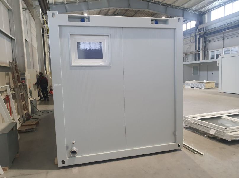 Bureau préfabriqué modulaire 20' - Europbox - entièrement isolé avec dimensions spécifiques et options personnalisables_3