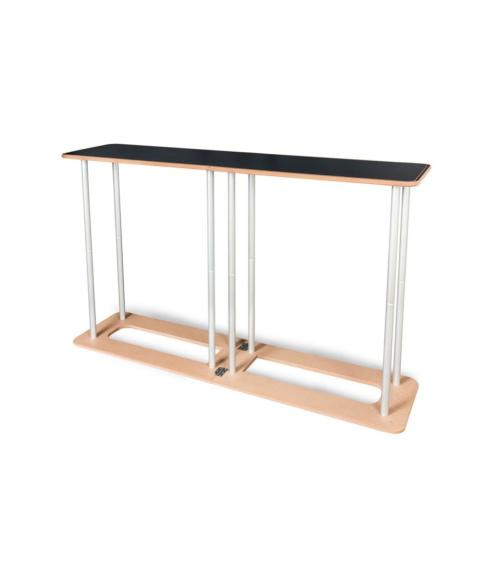 Comptoir pour stand et événementiel - structure aluminium, graphisme sublimé et parois PVC_3