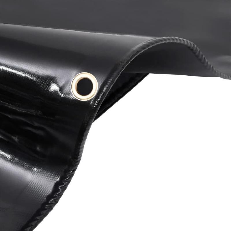 Vidaxl bâche de protection 650 g/m² 3x4 m noir 151351_3