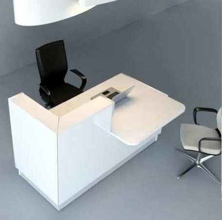 Banque d'accueil ligna en verre laque, design_3