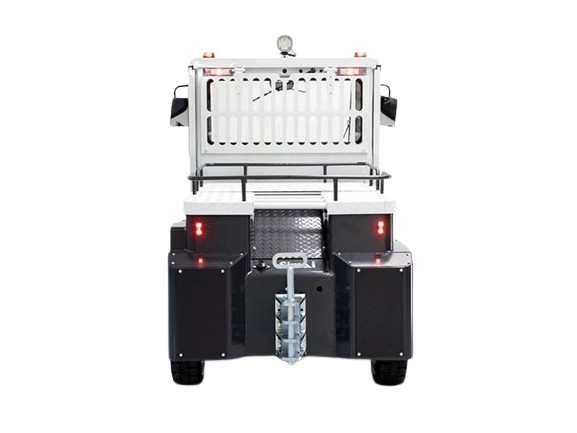 Chariot tracteur industriel à 4 roues SIMAI TE 252  conçu pour des applications lourdes, avec une capacité de 25000 kg en Alpes -  disponible en achat neuf et en location de courte à longue durée_3