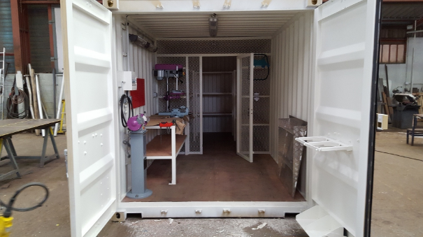 Conteneur atelier sur mesure - espace personnalisé sans permis de construire_3