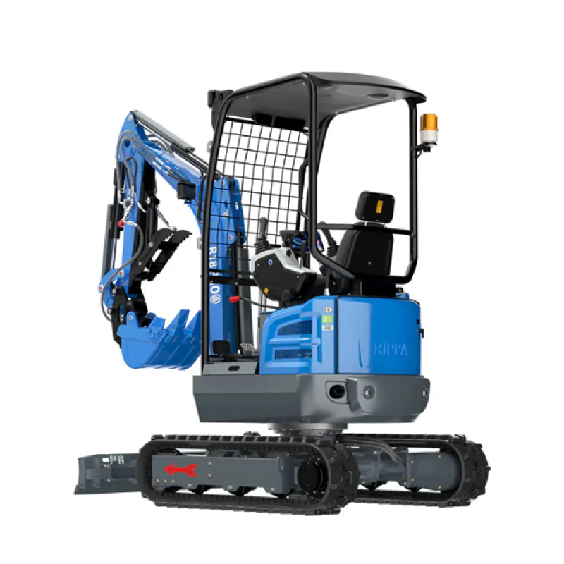 Mini-pelle R18 PRO RIPPA neuve Canopy 1.8T moteur KUBOTA_3
