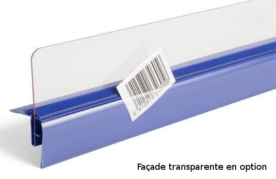 Porte étiquette basculant 40 x 998 multifonction adhésif - Blanc pur RAL 9010_3