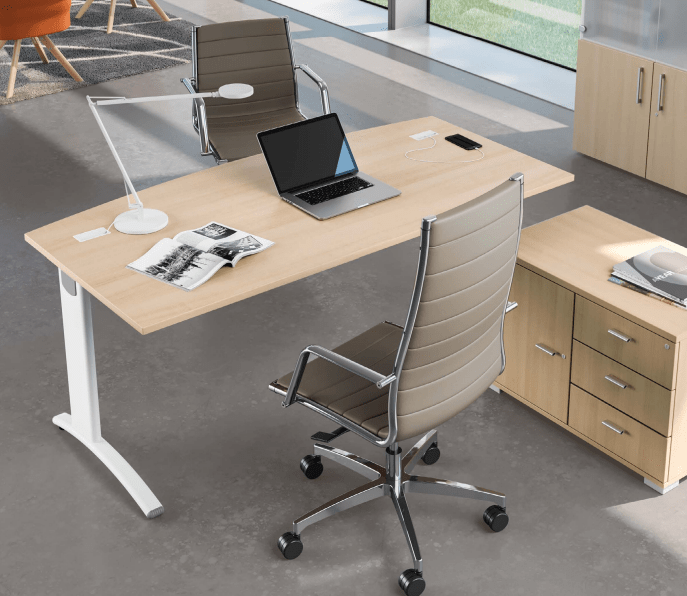 Bureau open space modulaire et fonctionnel - pieds fixes ou réglables - ÉLISE+ Columbia_3