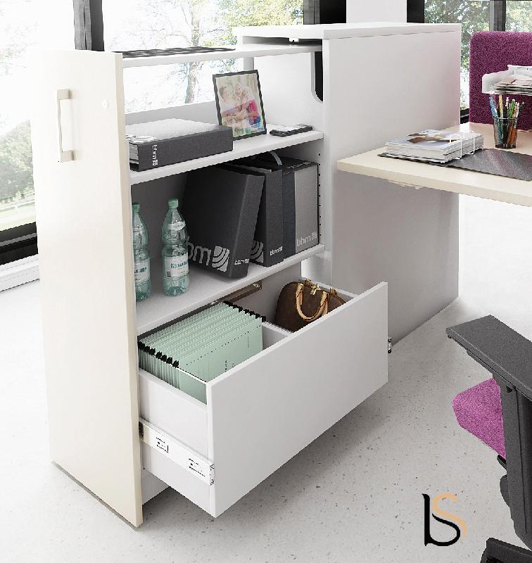 Caisson maxi rangement - MDD. - Blanc, Non, Gauche_3