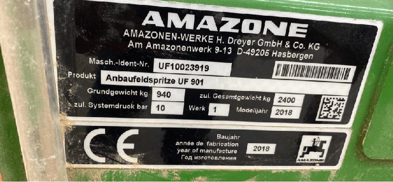 Pulvérisateur agricole Amazone UF 901 - excellente précision, 900L, rampe 15m_3