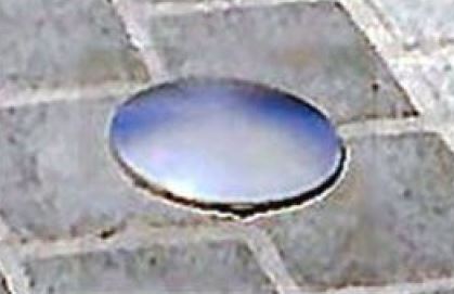 Clou urbain avec tête en inox massif - à sceller pour voiries grand trafic - ORCA - diamètres 100 à 150 mm_4