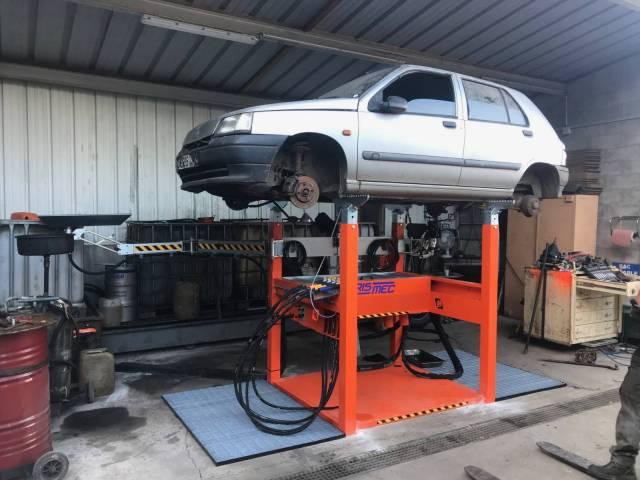 Îlot de dépollution VHU Iris Mec - IBQ 4T avec système de récupération des fluides et huiles_3