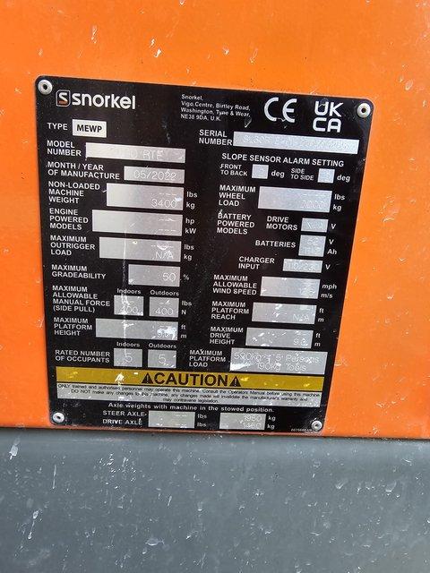 Nacelle ciseaux SNORKEL sl30rte occasion_3