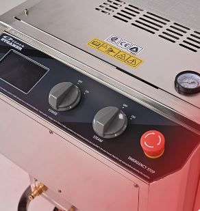 Nettoyeur vapeur électrique et inox conçu pour l'assainissement industriel dans le cadre de la transformation des aliments et de divers besoins de fabrication - Optima Steamer SE-II 27K_3