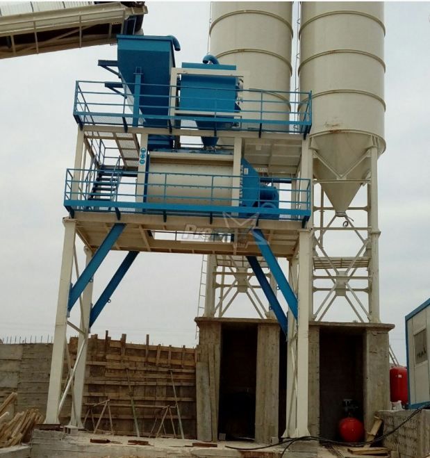 Promax S130 Centrale à béton fixe - 120 m³/h - Mélangeur Twin Shaft/Single Shaft - Capacité 4500 L - Puissance 2x55 kW_3