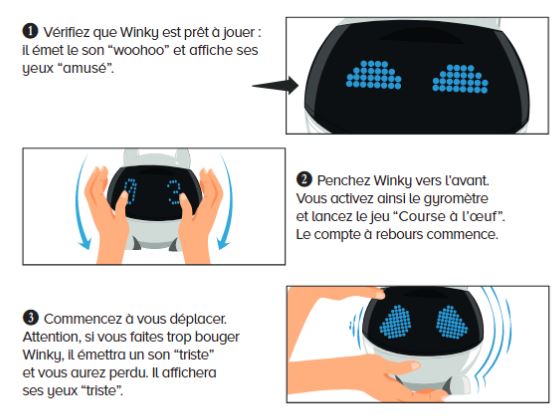 ROBOT ÉDUCATIF ÉVOLUTIF PROGRAMMATION COMPAGNON DE JEU WINKY MAINBOT_3